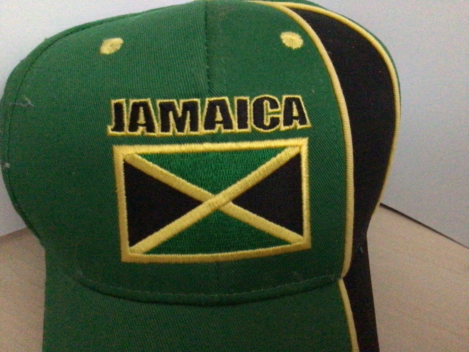 Jamaica Pet - Groen met Gele Details, Ophalen of Verzenden, Zo goed als nieuw, One size fits all, Pet