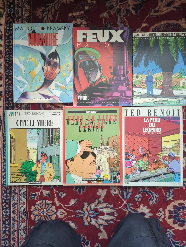 diverse Franstalige strips. Feux Mattoti en Ted Benoit., Boeken, Stripboeken, Ted Benoit en Mattoti Kramsky., Ophalen of Verzenden
