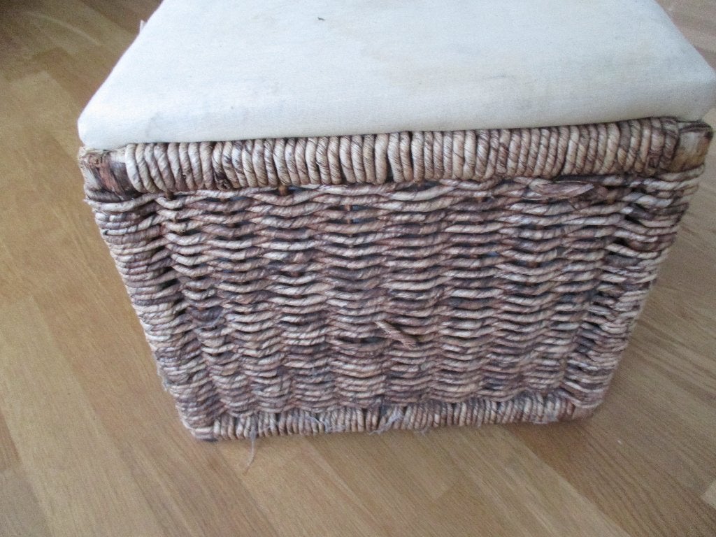 Opbergmand, Huis en Inrichting, Woonaccessoires | Schalen en Manden, Ophalen, Gebruikt, Mand, Vierkant