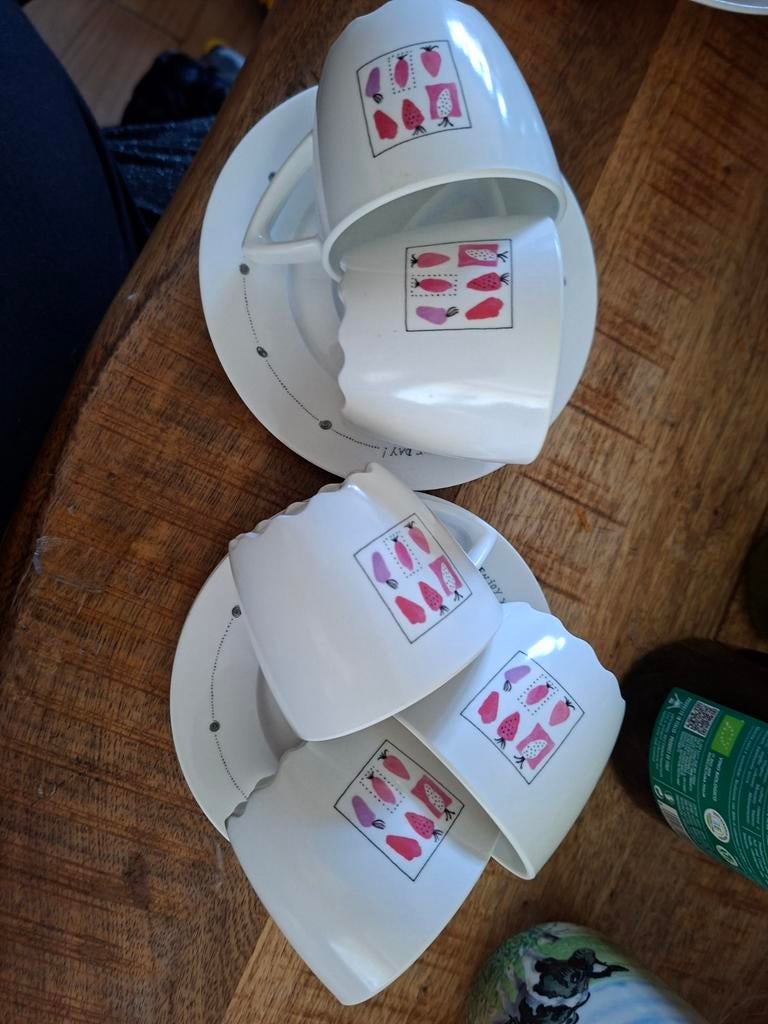 Mepal camping servies margriet, Overige materialen, Ophalen of Verzenden, Zo goed als nieuw, Overige stijlen