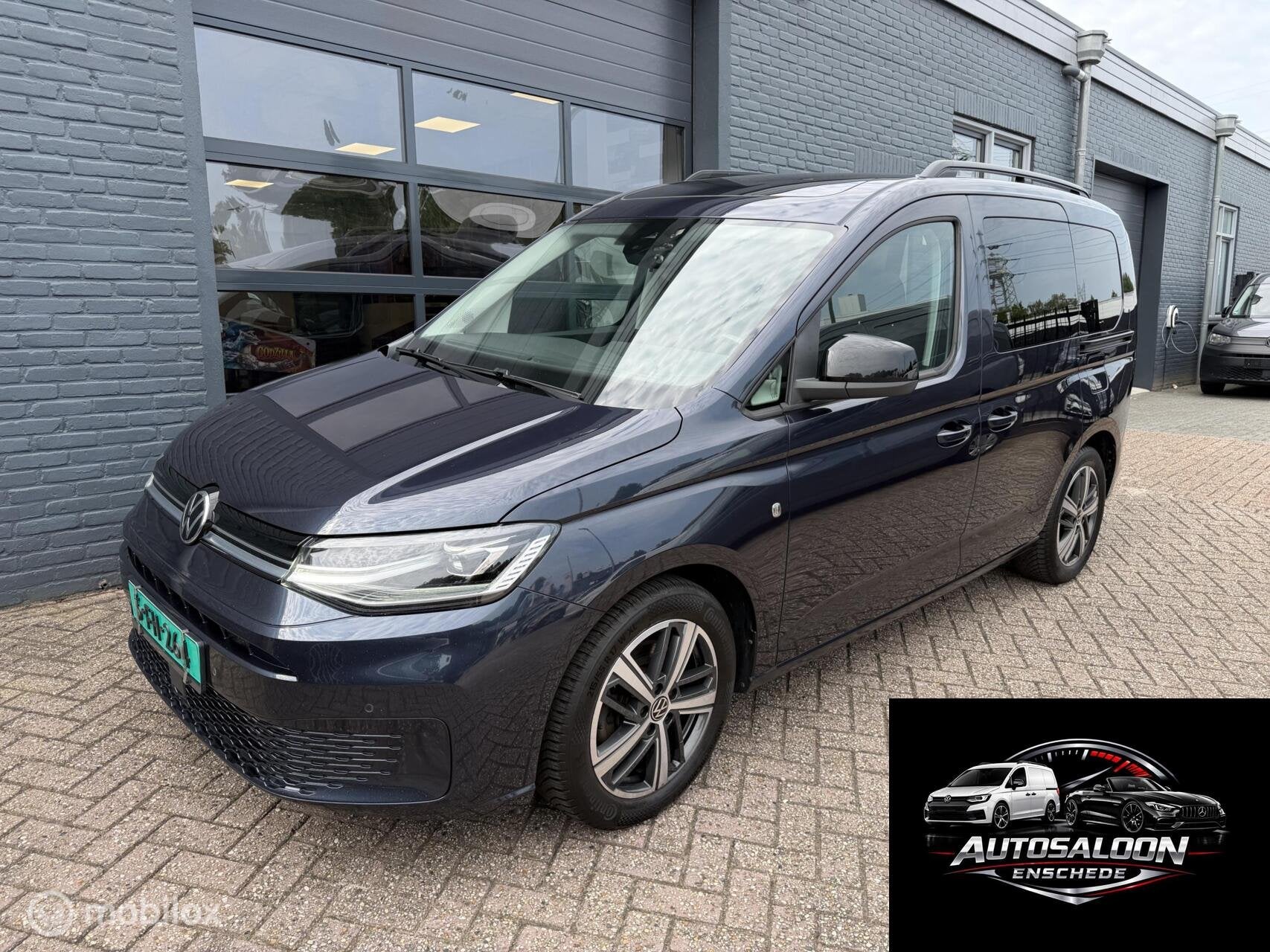 Volkswagen Caddy Combi 2.0 TDI 122 PK Airco Pano Navi PDC, Voorwielaandrijving, Stof, Gebruikt, Zwart