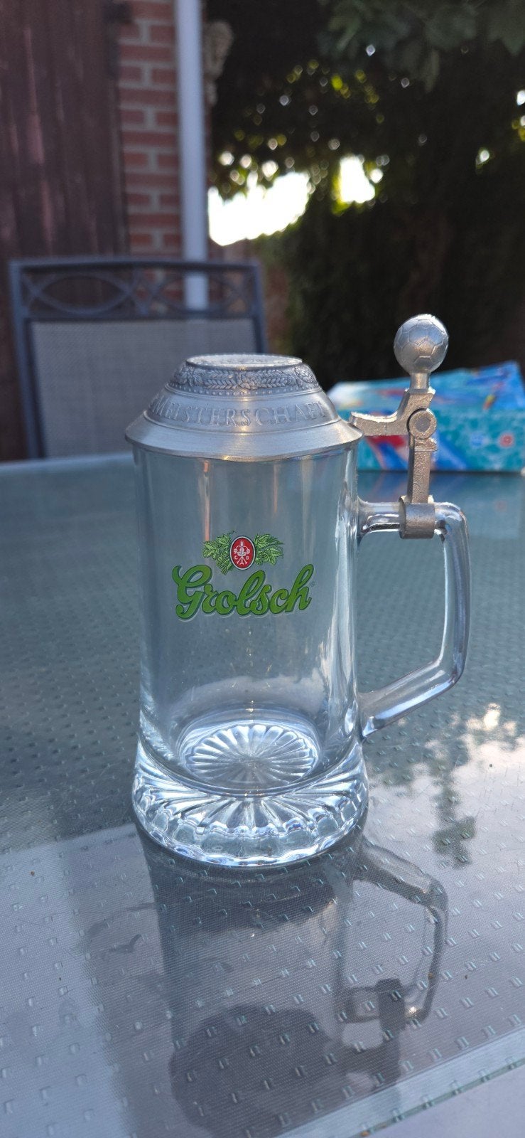 grolsch halve liter pul met deksel, Ophalen of Verzenden