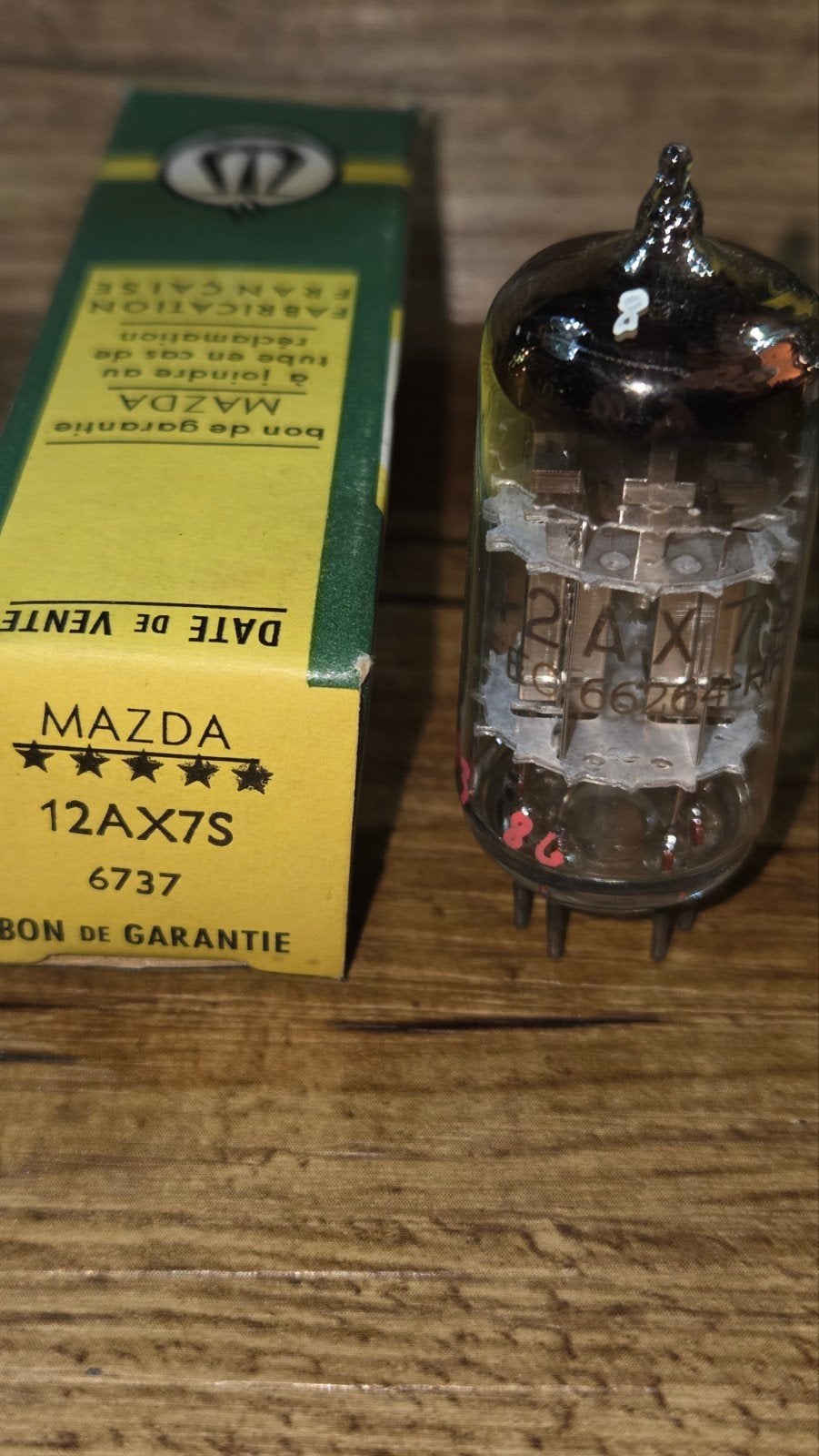 Mazda 12AX7S 6737 Radiobuizen (2 stuks) NOS, Ophalen of Verzenden