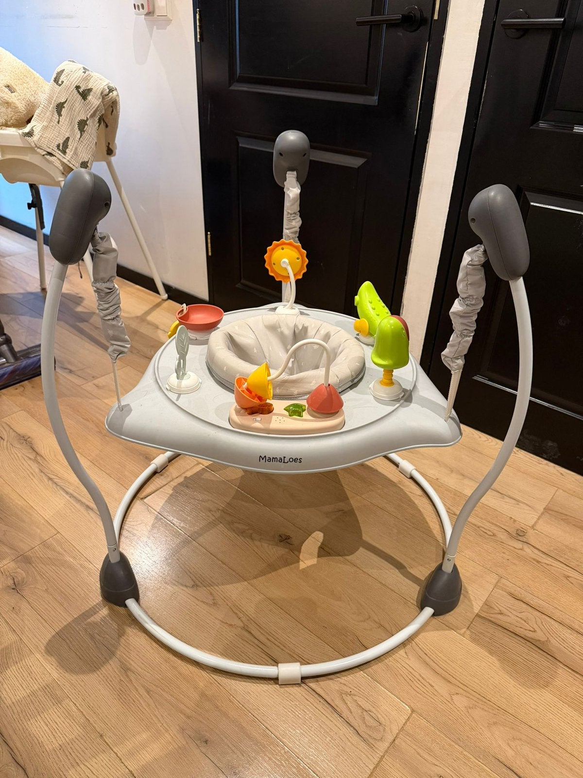MamaLoes Eva Beige Activiteiten Jumper, Ophalen of Verzenden, Zo goed als nieuw, Babygym, Met geluid
