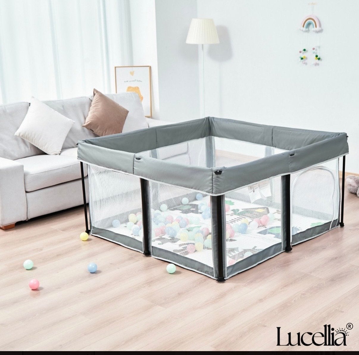 Lucellia Grondbox - Zo goed als nieuw, Boxkleed, Vierkant, B, Ophalen of Verzenden