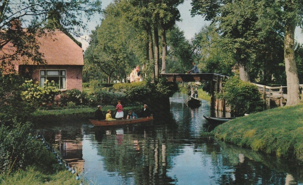 GIETHOORN Dorpsgezicht kl.f., Verzenden, 1960 tot 1980, Gelopen, Overijssel