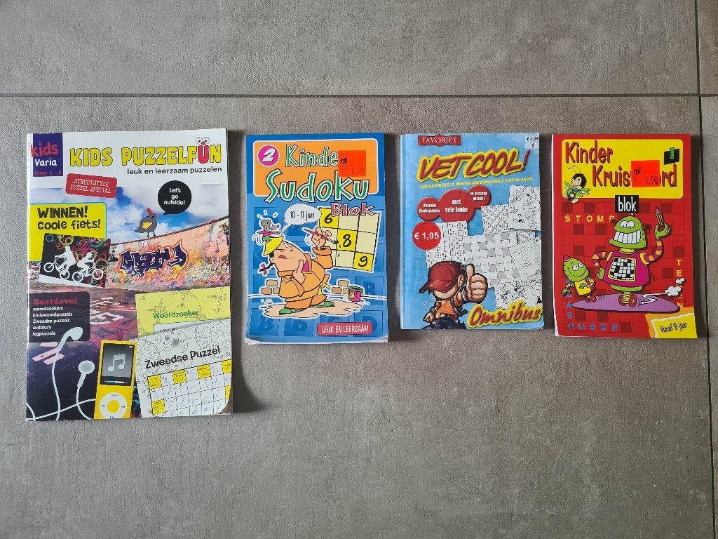 Puzzelboekjes voor kinderen/kinderpuzzelboekjes zgan, Ophalen of Verzenden, Minder dan 500 stukjes, Zo goed als nieuw, Puzzelboek