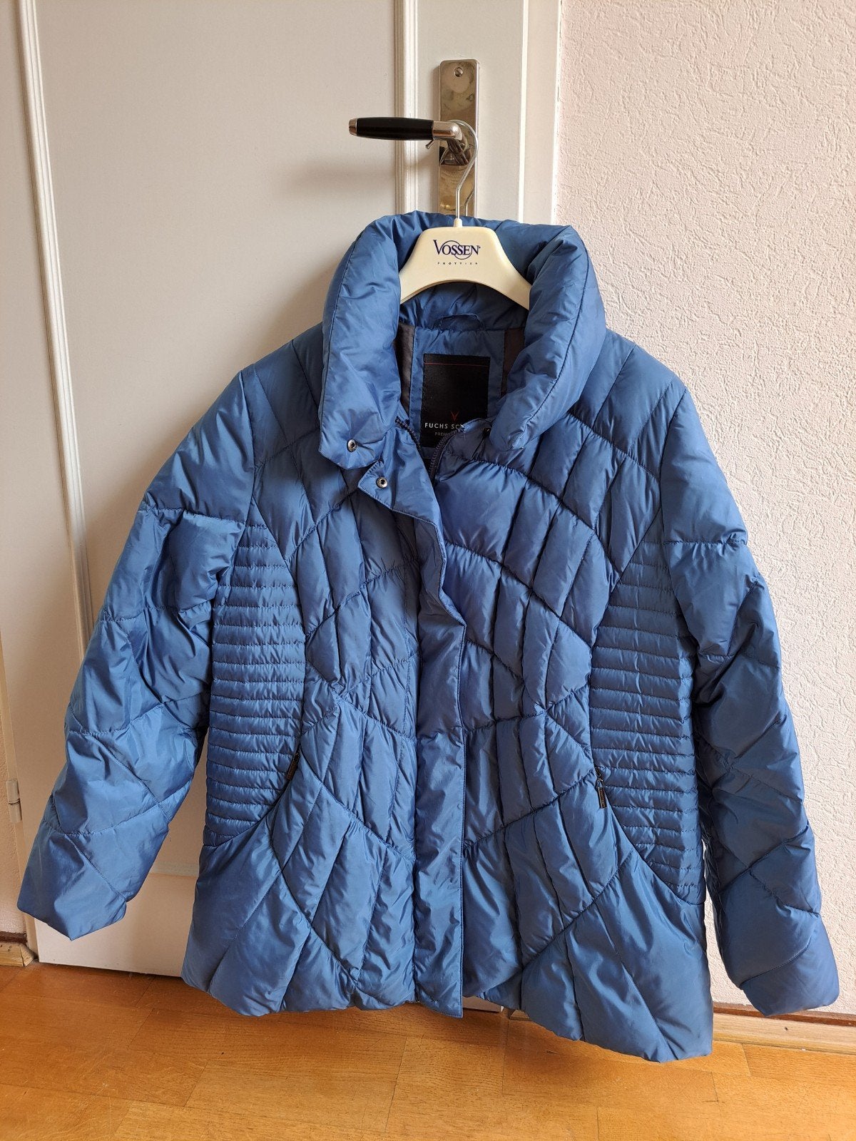 Winterjas blauw Fuchs Schmitt maat 46, Kleding | Dames, Ophalen, Blauw, Maat 46/48 (XL) of groter, Zo goed als nieuw