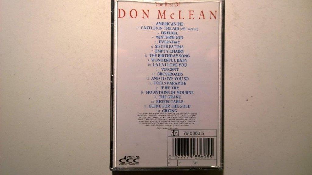 Don McLean - The Best Of Don McLean (DCC), Luiksingel 25 1066JH Amsterdam, Sales@cddealer.nl, Ophalen of Verzenden, Zo goed als nieuw