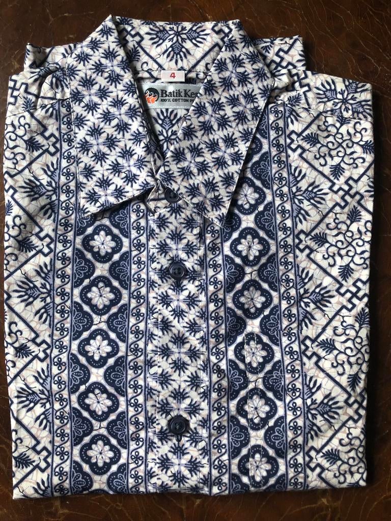 Batik kinder overhemd van Batik Keris Indonesië, Antiek en Kunst, Kunst | Niet-Westerse kunst, Ophalen of Verzenden