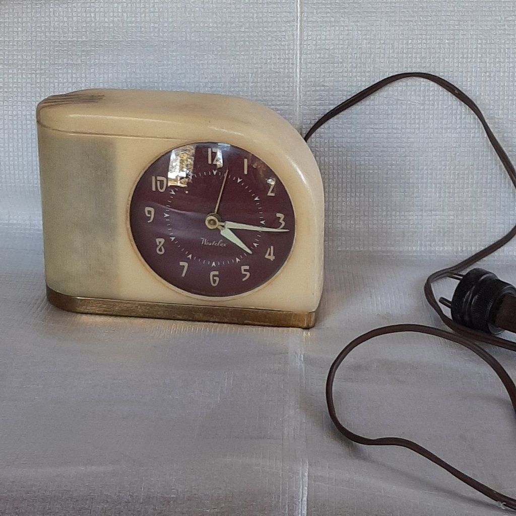 Westclox, La Salle wekker bakeliet U.S.A. 1950's, Antiek en Kunst, Antiek | Klokken, Ophalen
