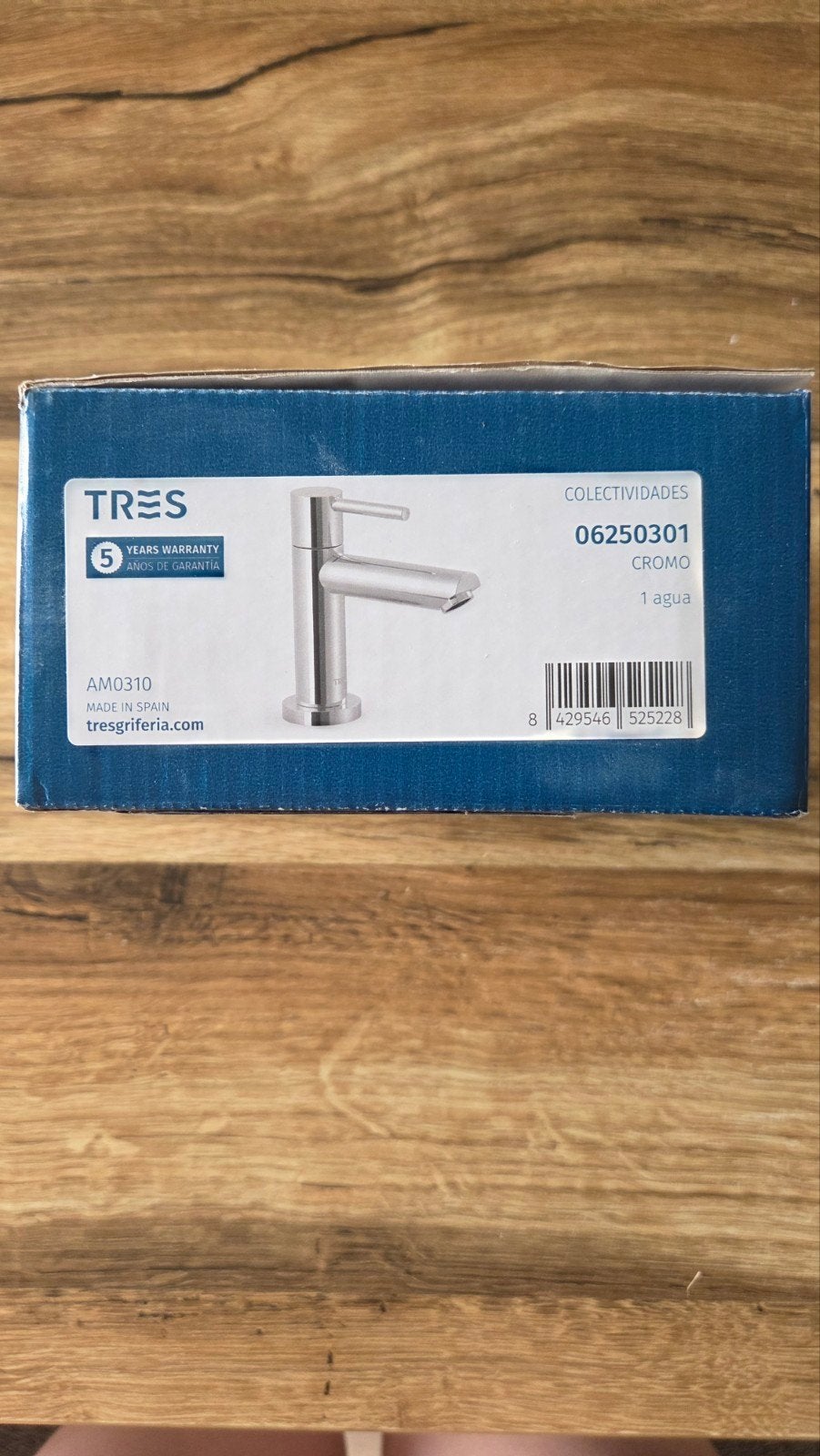 TRES Chroom Kraan - Nieuw in doos, Ophalen of Verzenden, Nieuw, Chroom, Kraan