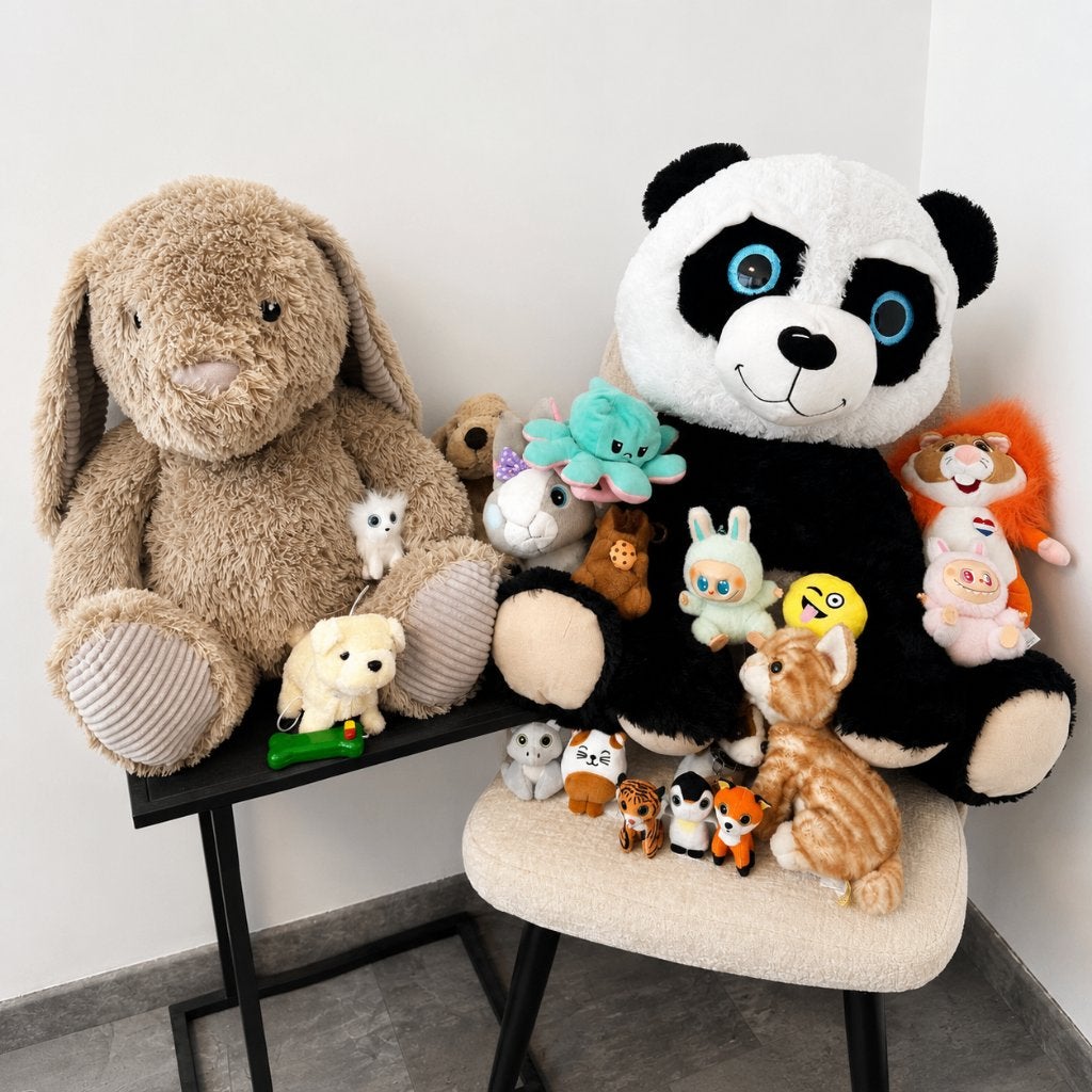 Partij Knuffels 20 stuks: XXL Panda TY Beanie IKEA Labubu, Ophalen, IKEA, Hond, Zo goed als nieuw
