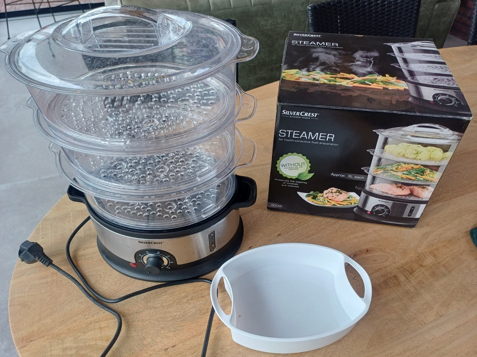 SilverCrest Steamer - Gezond koken, Ophalen of Verzenden, Zo goed als nieuw, Kledingstomer