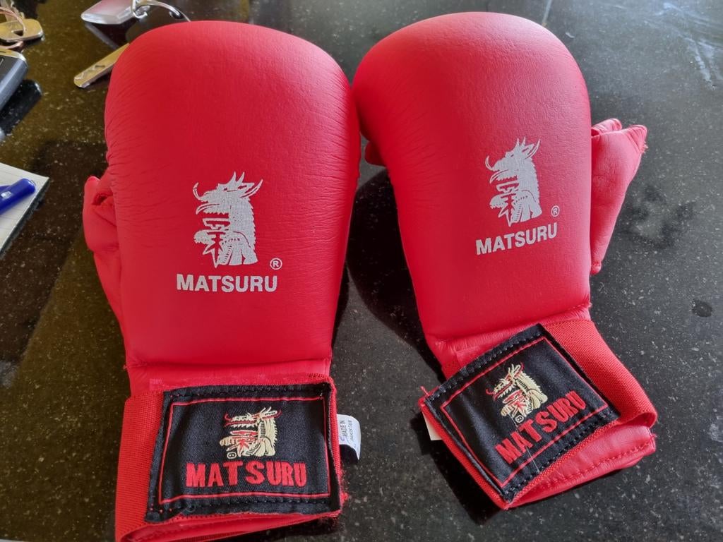Matsuru bokshandschoenen maat S, Sport en Fitness, Maat XS of kleiner, Ophalen of Verzenden, Zo goed als nieuw, Overige
