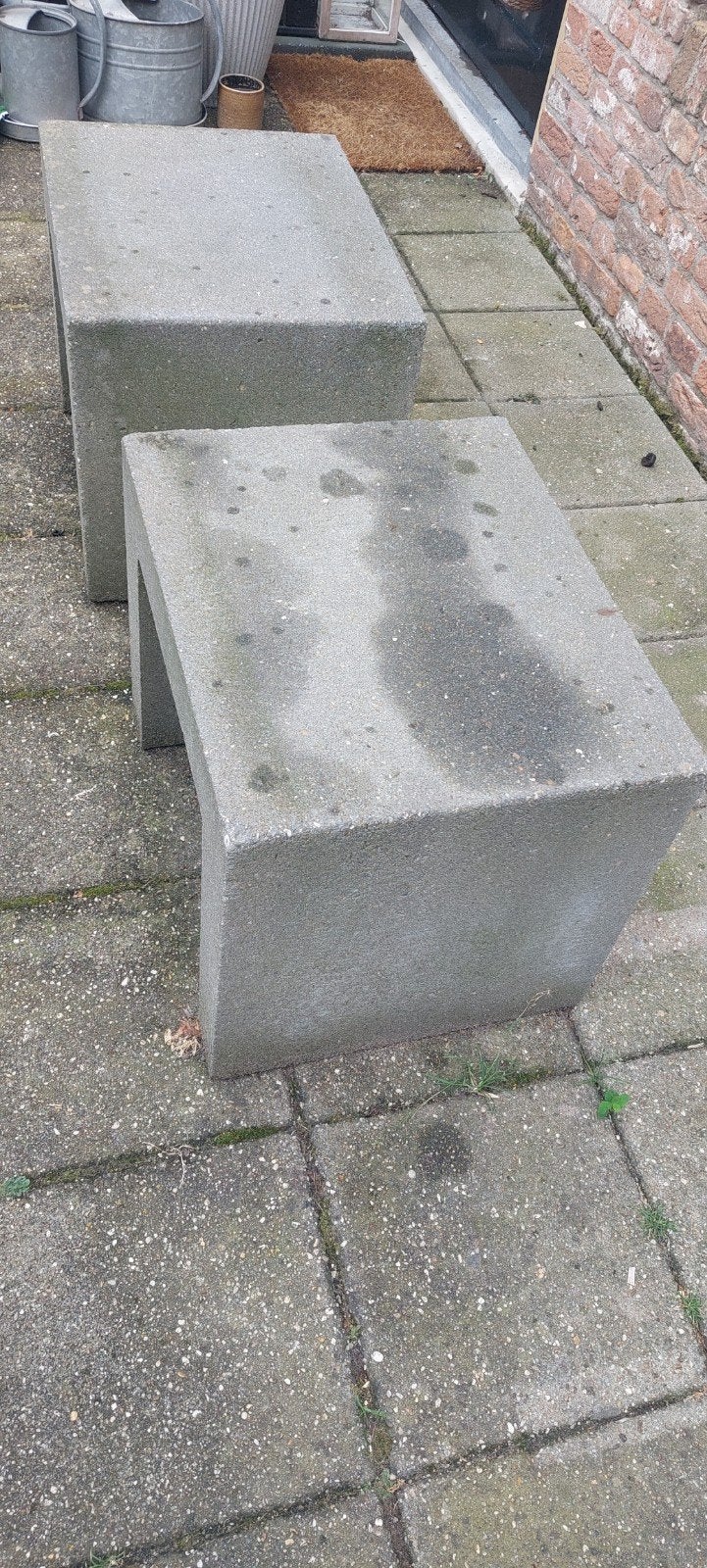 Betonnen u elementen, 2 stuks, Tuin en Terras, Ophalen, Gebruikt, Minder dan 5 m², Beton