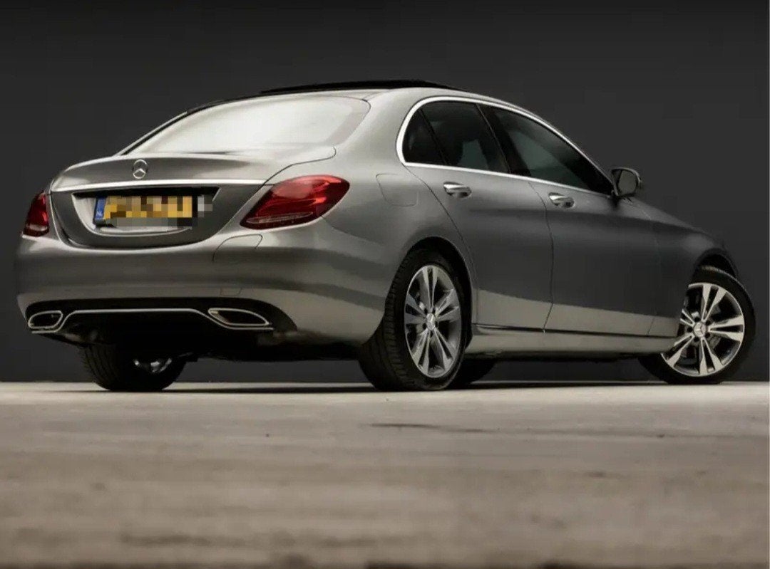 Mooie volle Mercedes C350e uit 2015, Auto's, Automaat, Achterwielaandrijving, Zwart, Skiluik