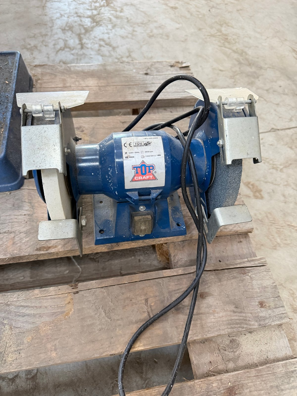 TIP CRAFT Werkbankslijpmachine - Gebruikt, Ophalen, Gebruikt, Minder dan 700 watt, Werkbankslijpmachine