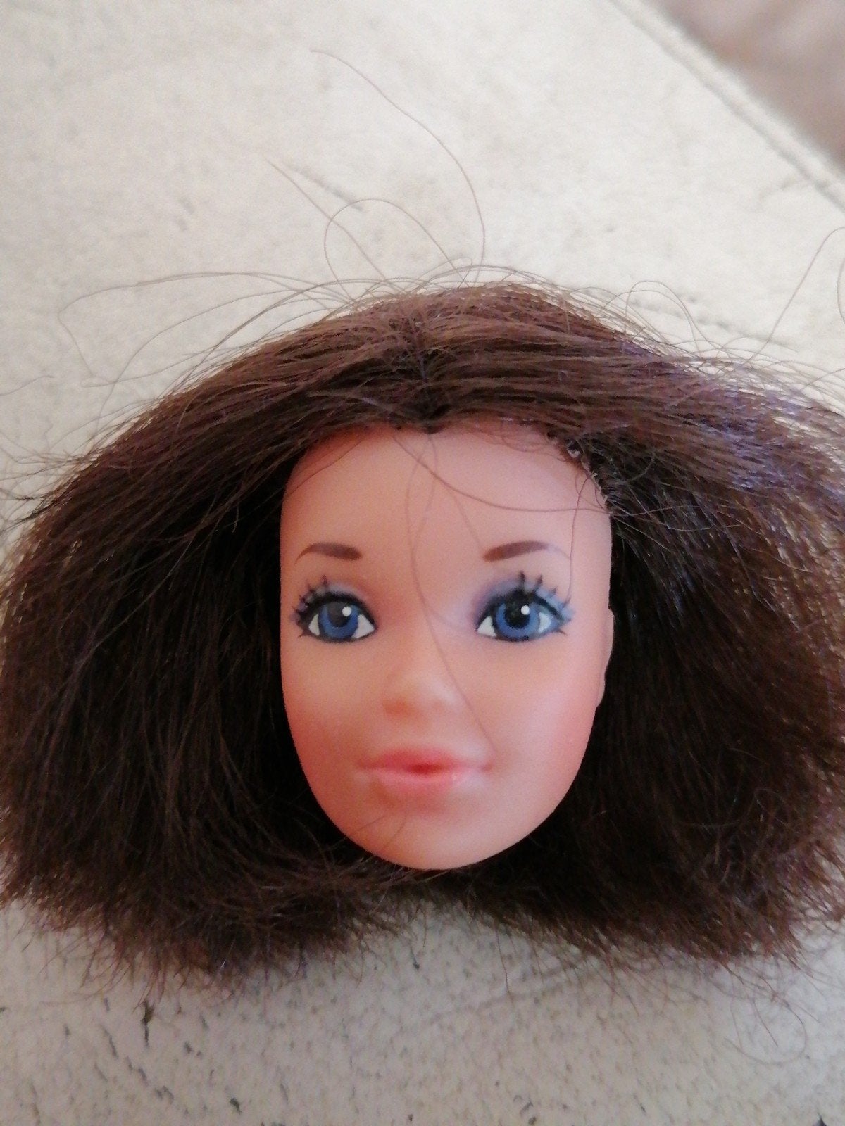 Vintage barbie poppen hoofdje miss America, Ophalen of Verzenden, Gebruikt, Fashion Doll