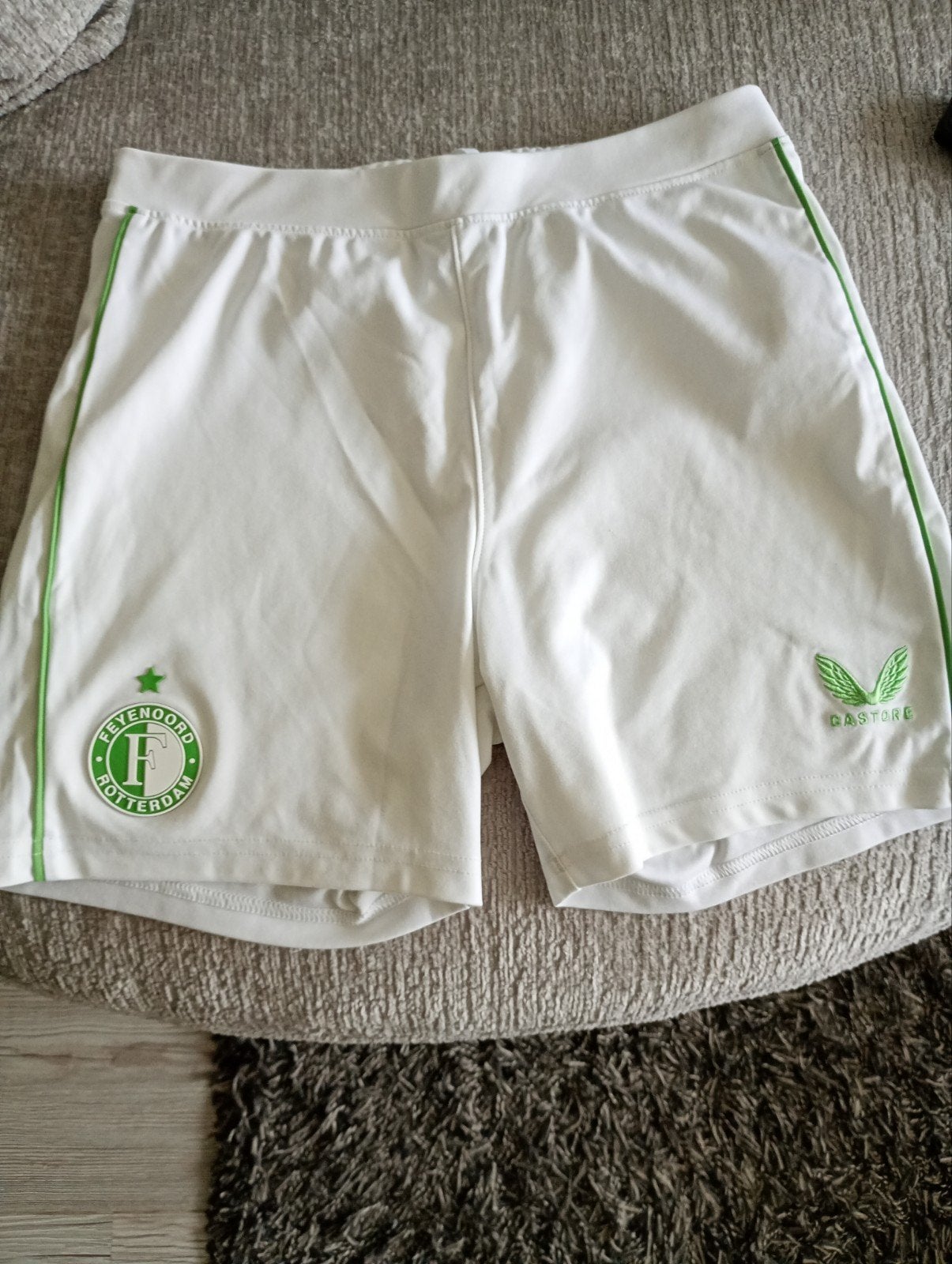 Feijenoord broek voor jongen maat 164 als nieuw, Feijenoord /gastore, Wit, Overige maten, Ophalen of Verzenden