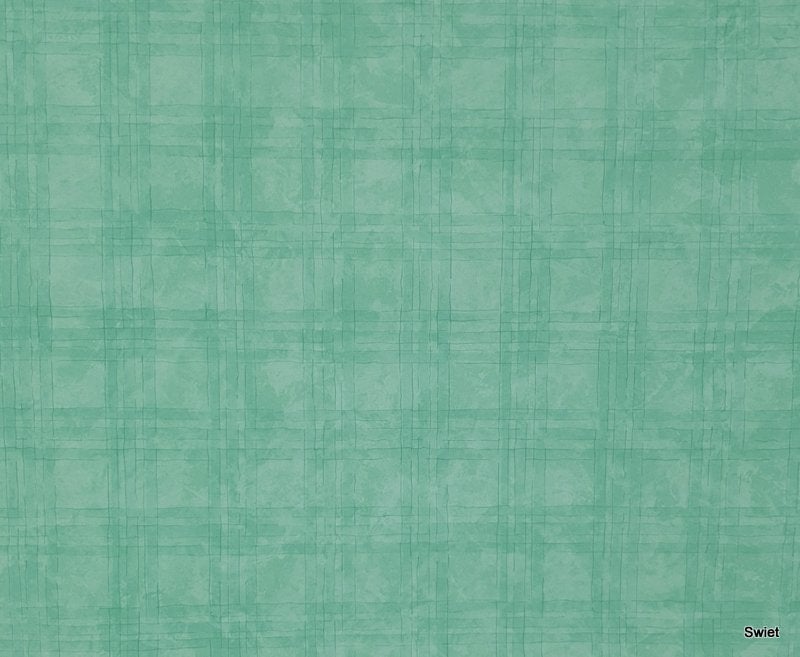 12794 Esta blauw ruitjes behang in waterige tint swiet, Ophalen of Verzenden, Blauw