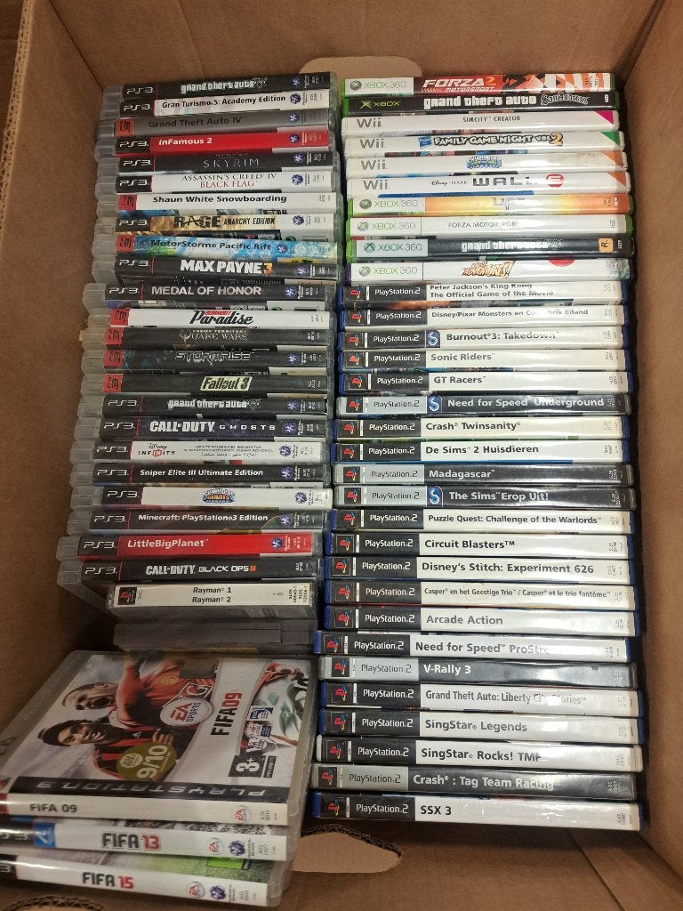 Ik koop: Games van Playstation, Nintendo, Xbox,.., Spelcomputers en Games, Ophalen, Gebruikt, Overige genres, 1 speler