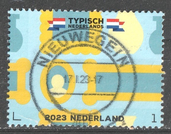 nvph 4085 Typlisch Nederlands 2023 Musea, Ophalen of Verzenden, Na 1940, Gestempeld