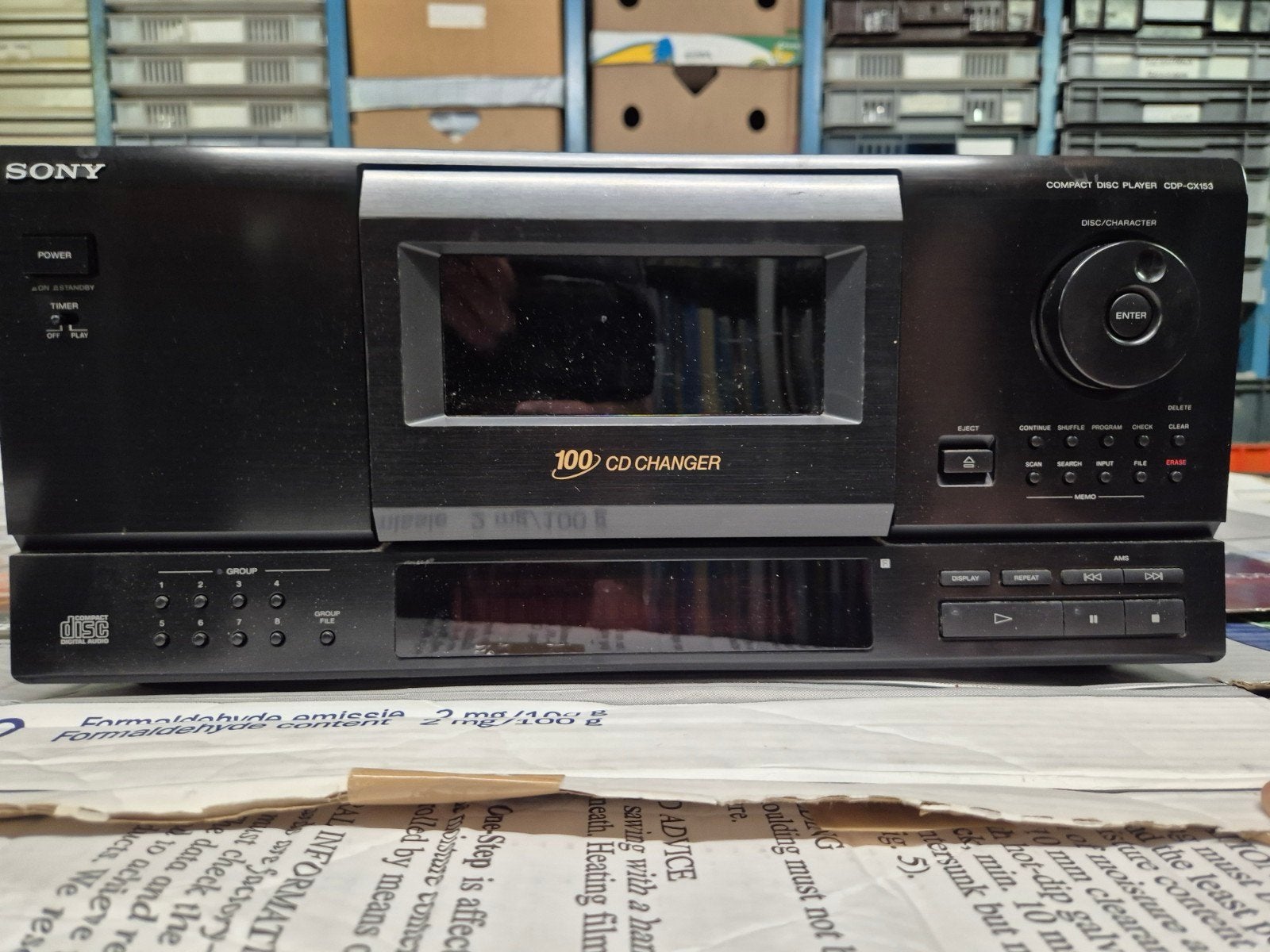 SONY CD CHANGER, Audio, Tv en Foto, Cd-spelers, Ophalen of Verzenden, Sony