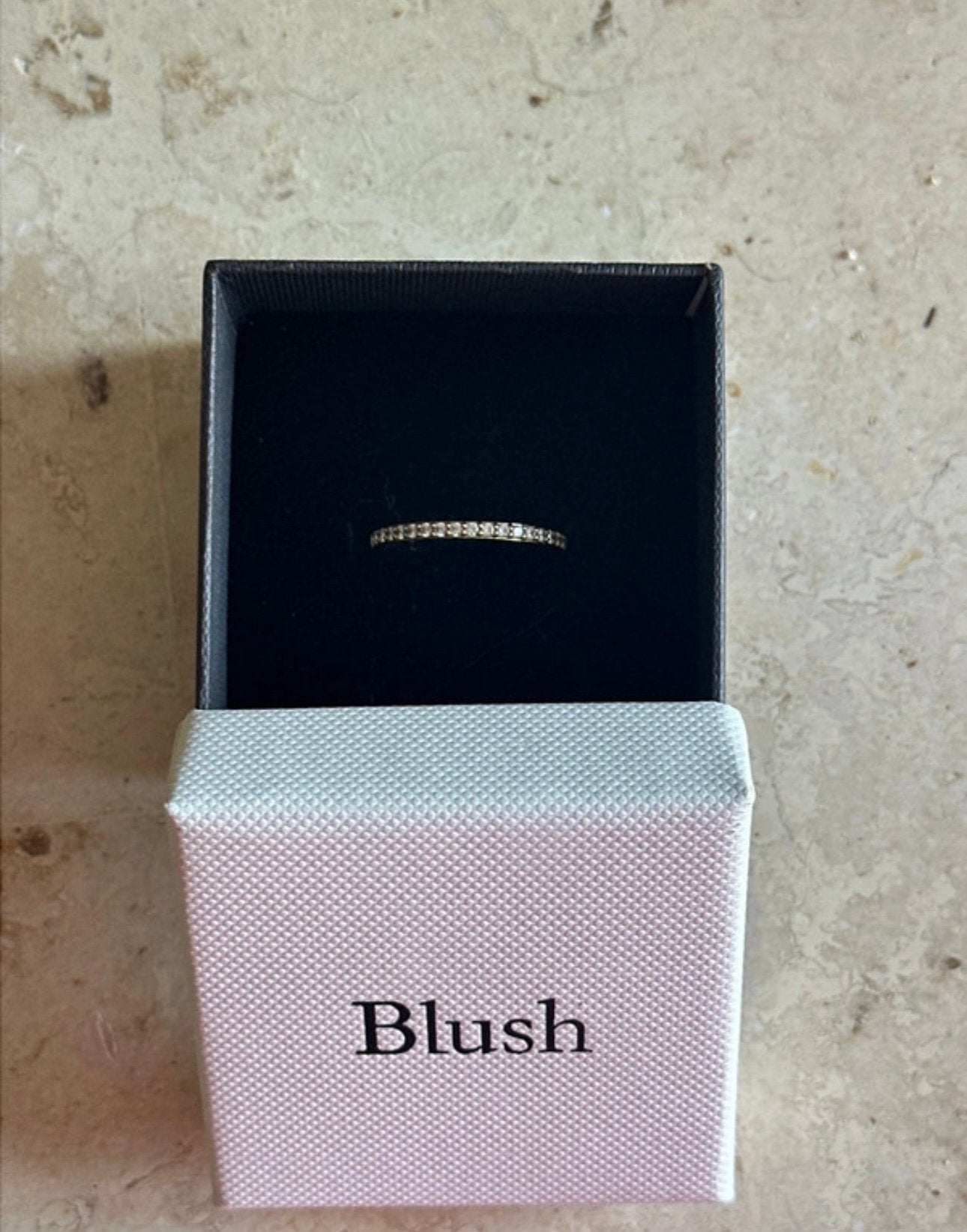 Blush ring, Sieraden, Tassen en Uiterlijk, Ringen, Ophalen, 18 tot 19, Nieuw, Dame
