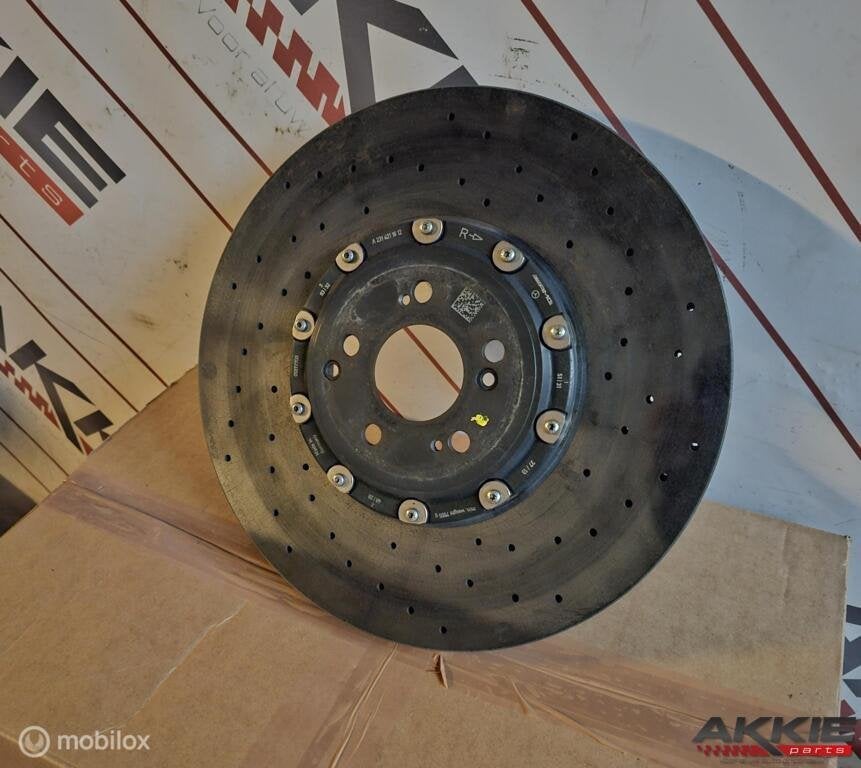 Mercedes AMG carbon keramisch Remschijf A2314211612, Gebruikt, Ophalen of Verzenden