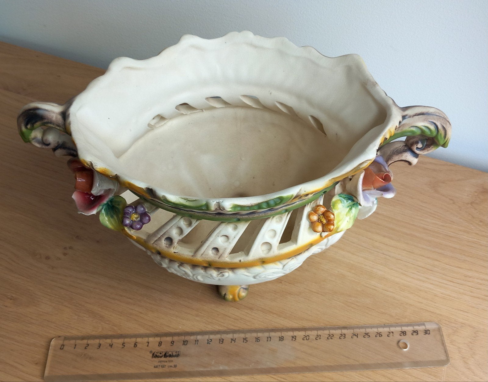 T.Bassano Jardinière, Breedte 34cm, Hoogte 17cm, Model 547, Ophalen