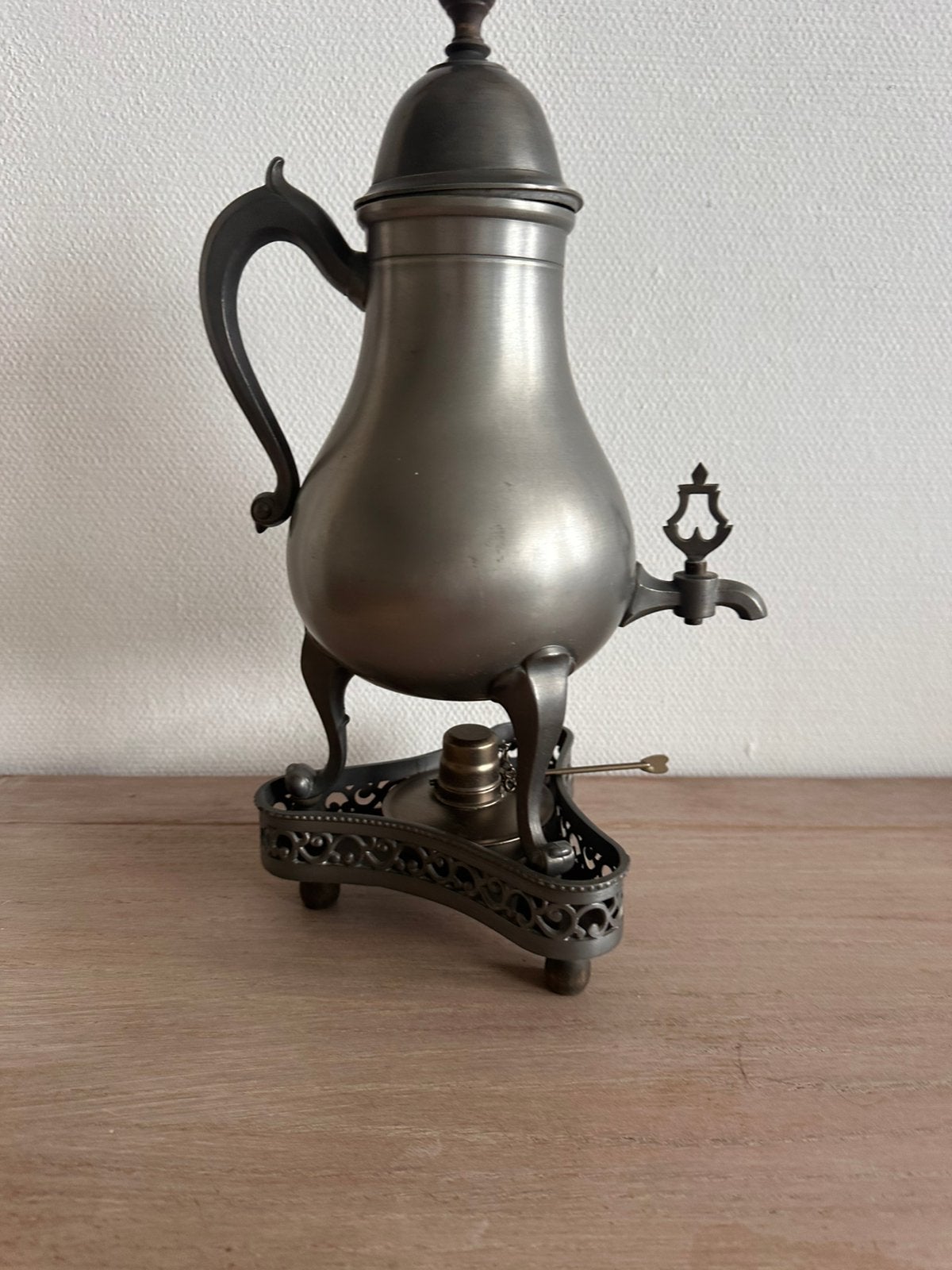Tinnen koffie/ thee kan, Antiek en Kunst, Ophalen