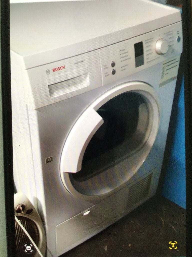 Condensdroger, Witgoed en Apparatuur, Wasdrogers, Ophalen, 6 tot 8 kg, Gebruikt, 85 tot 90 cm