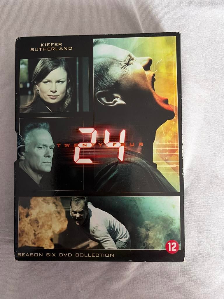 24 - Seizoen 6 DVD Collectie met Kiefer Sutherland, Vanaf 12 jaar, Ophalen of Verzenden, Zo goed als nieuw, Actie en Avontuur