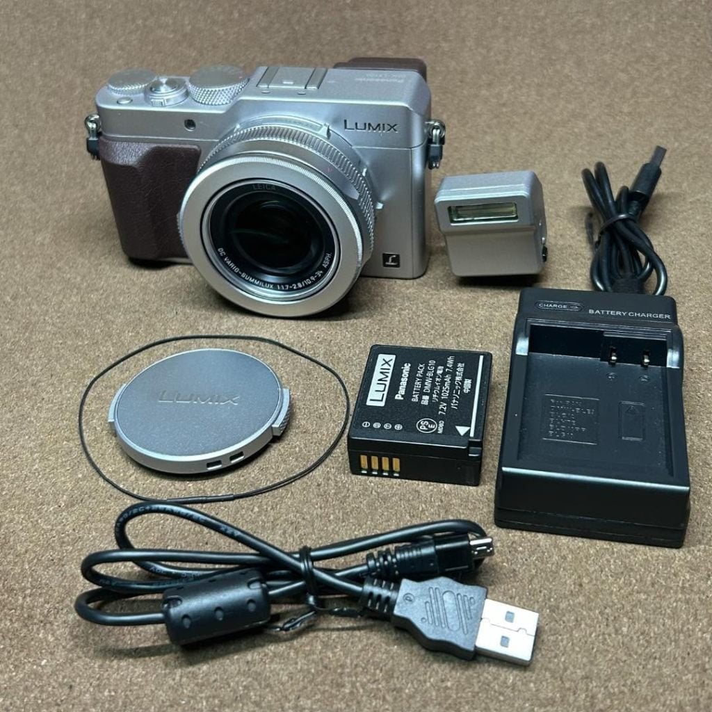 Panasonic Lumix DMC-LX100 Zilver –Leica Lens, Accessoires, Audio, Tv en Foto, Fotocamera's Digitaal, Zo goed als nieuw, Compactcamera