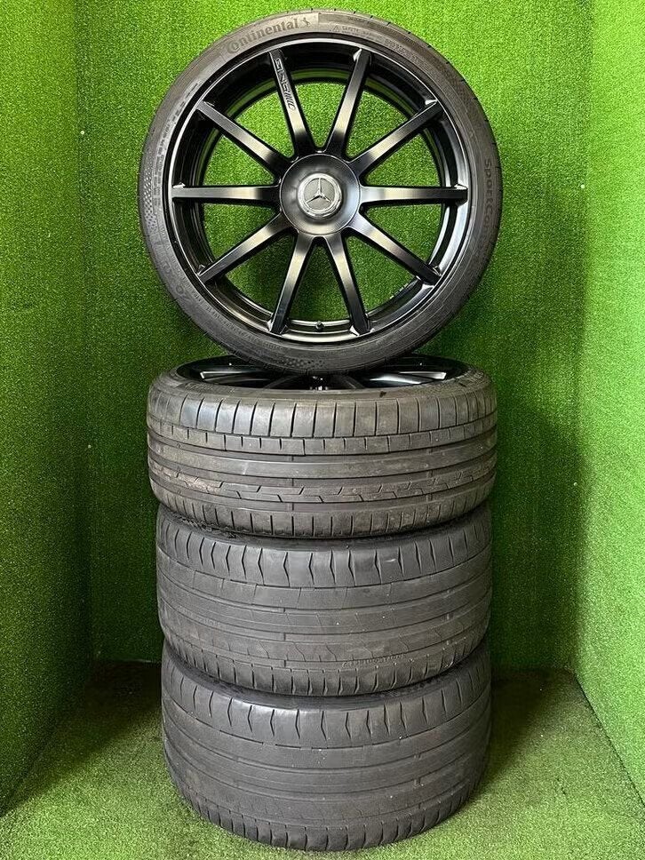 Originele 20 inch Mercedes AMG velgen banden E-klasse W213, Auto-onderdelen, Banden en Velgen, Gebruikt, -, 275 mm, -