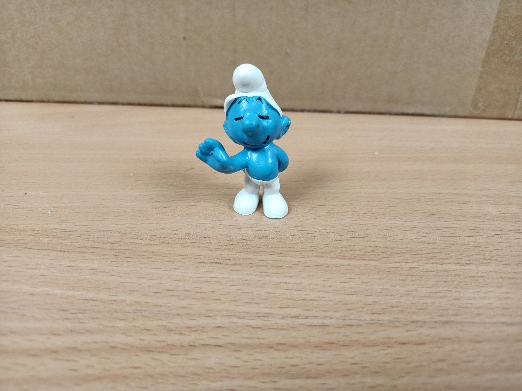 smurf - vintage Peyo Schleich, Verzamelen, Ophalen, Gebruikt, Overige Smurfen, Poppetje, Figuurtje of Knuffel