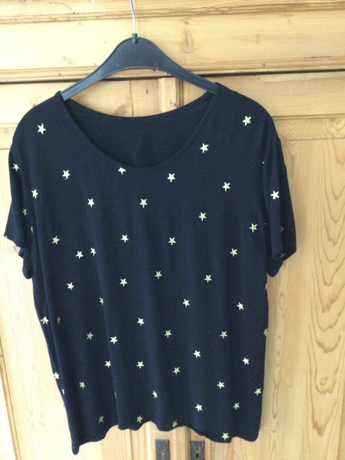 Fabienne Chapot blouse met sterrenprint - Zwart, Maat M, Maat 38/40 (M), Zwart, Ophalen of Verzenden, Korte mouw