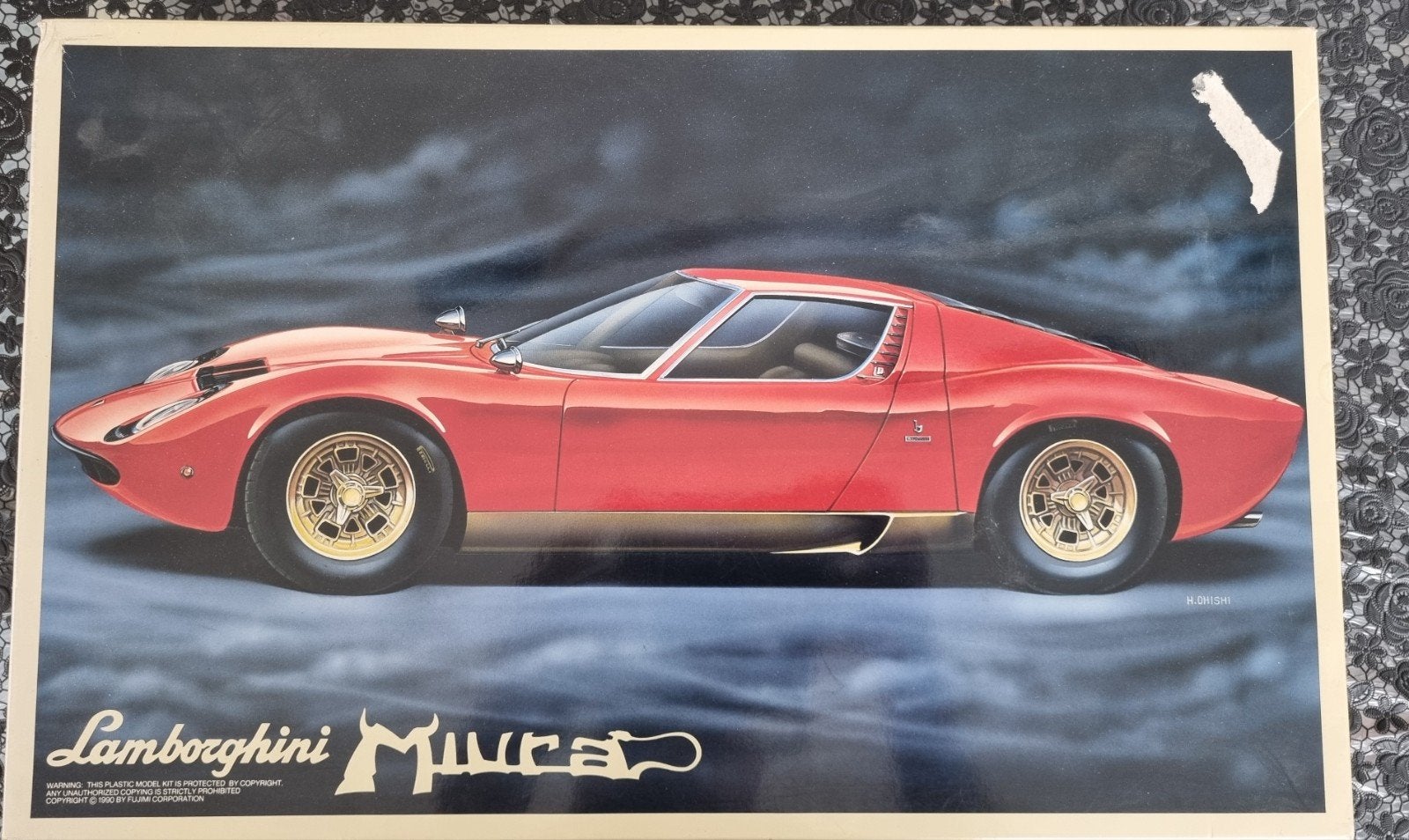 Fujimi Lamborghini Miura 1/16 Enthusiast Model Kit, Hobby en Vrije tijd, Fujimi, Auto, Groter dan 1:32, Nieuw