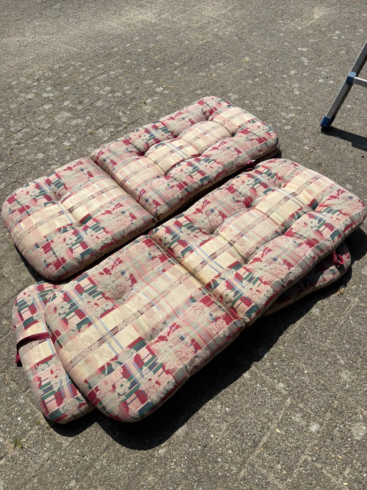 4 tuinstoel kussens, Tuin en Terras, Ophalen, Gebruikt
