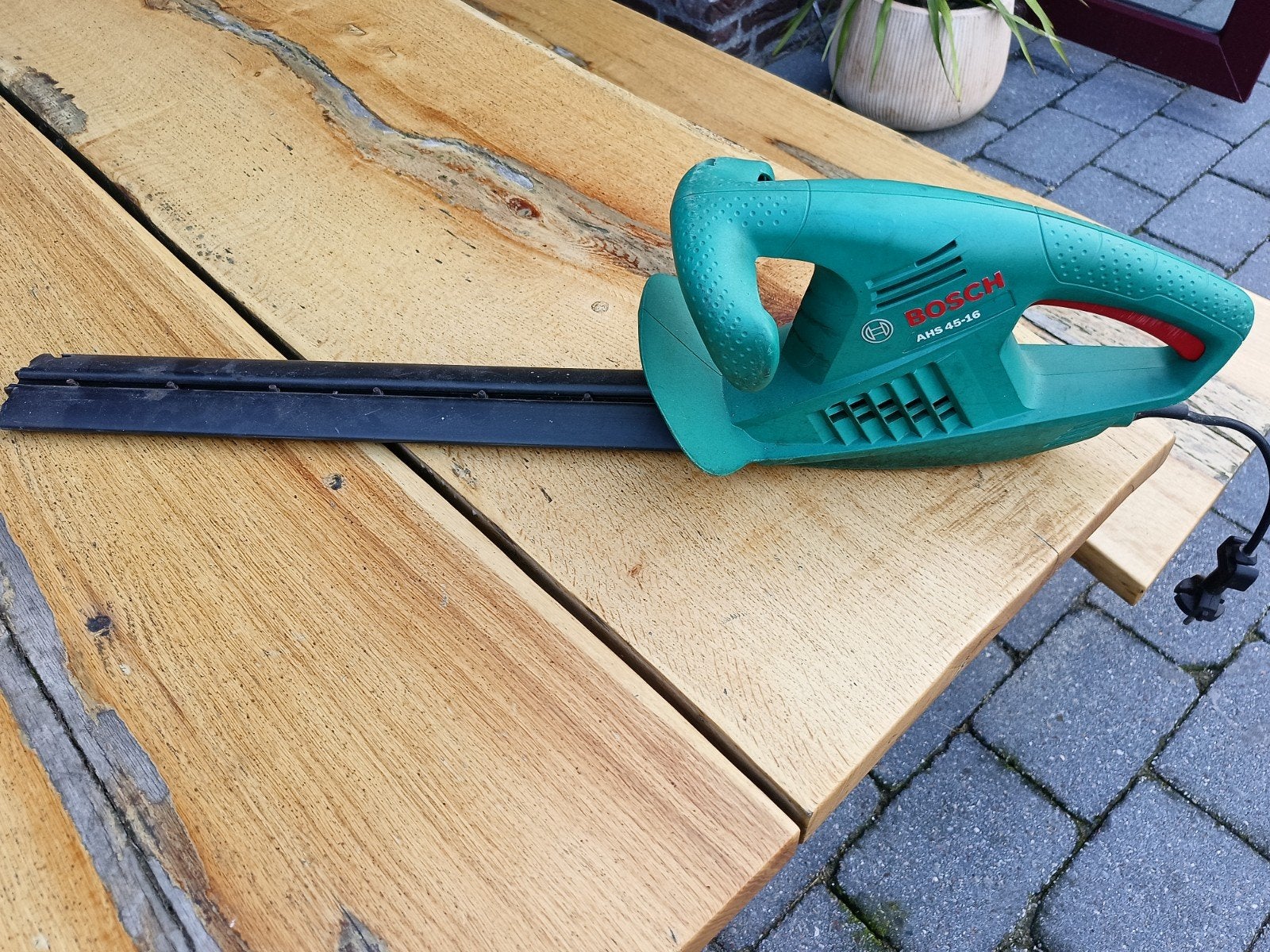 heggenschaar, Tuin en Terras, Ophalen of Verzenden, Gebruikt, Elektrisch