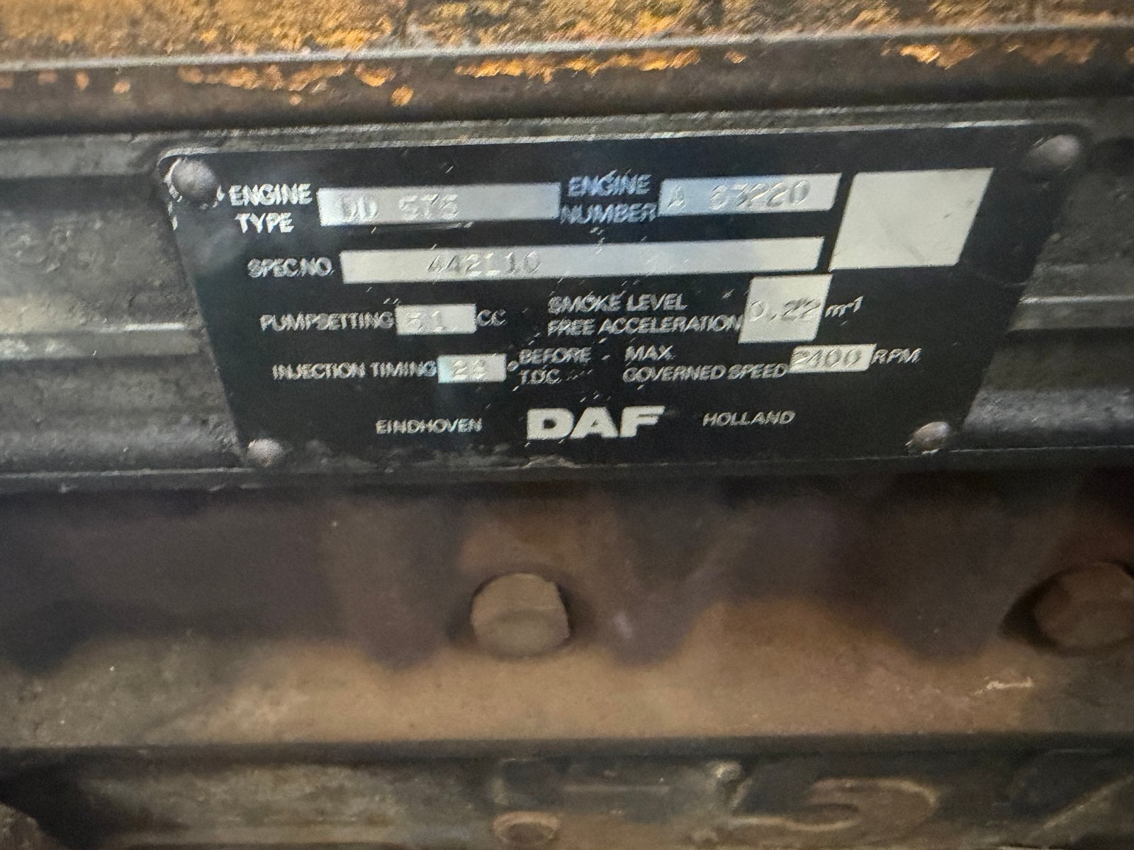 DAF DD 575 Motor - Gebruikt, Ophalen of Verzenden, Gebruikt