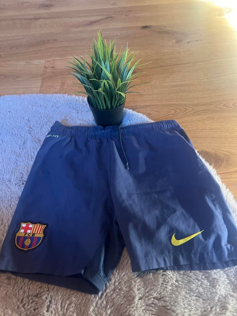 Nike FC Barcelona zwembroek blauw 9/11 jaar, Gebruikt, Overige maten, Ophalen of Verzenden, Zwembroek