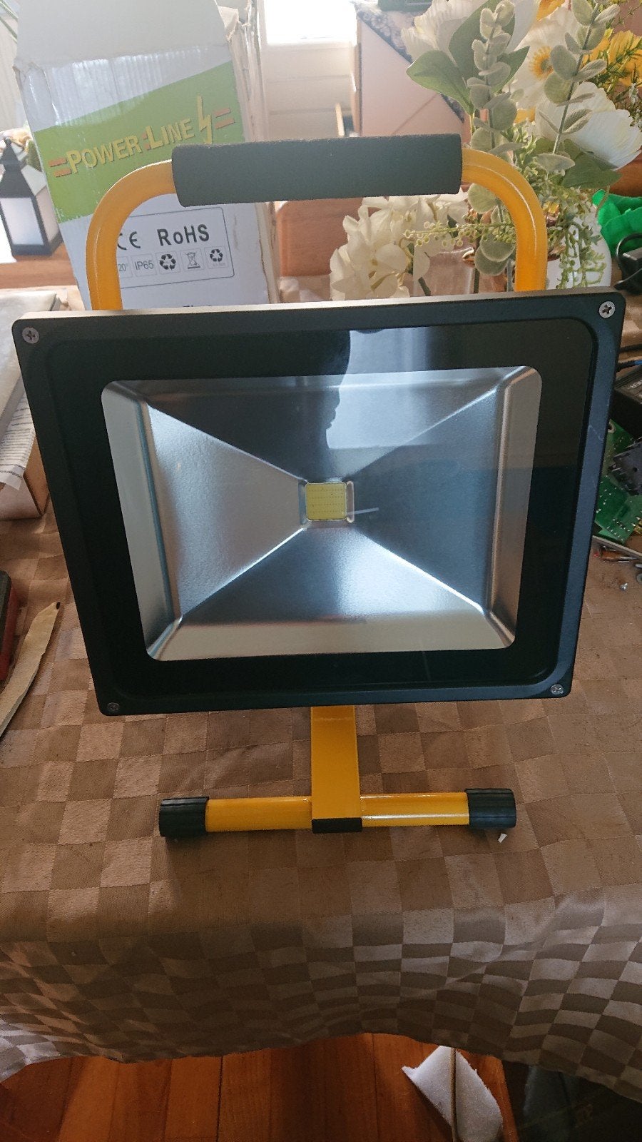 50 Watt oplaadbare led bouwlamp, Ophalen of Verzenden, Lamp, 50 tot 200 watt, Nieuw