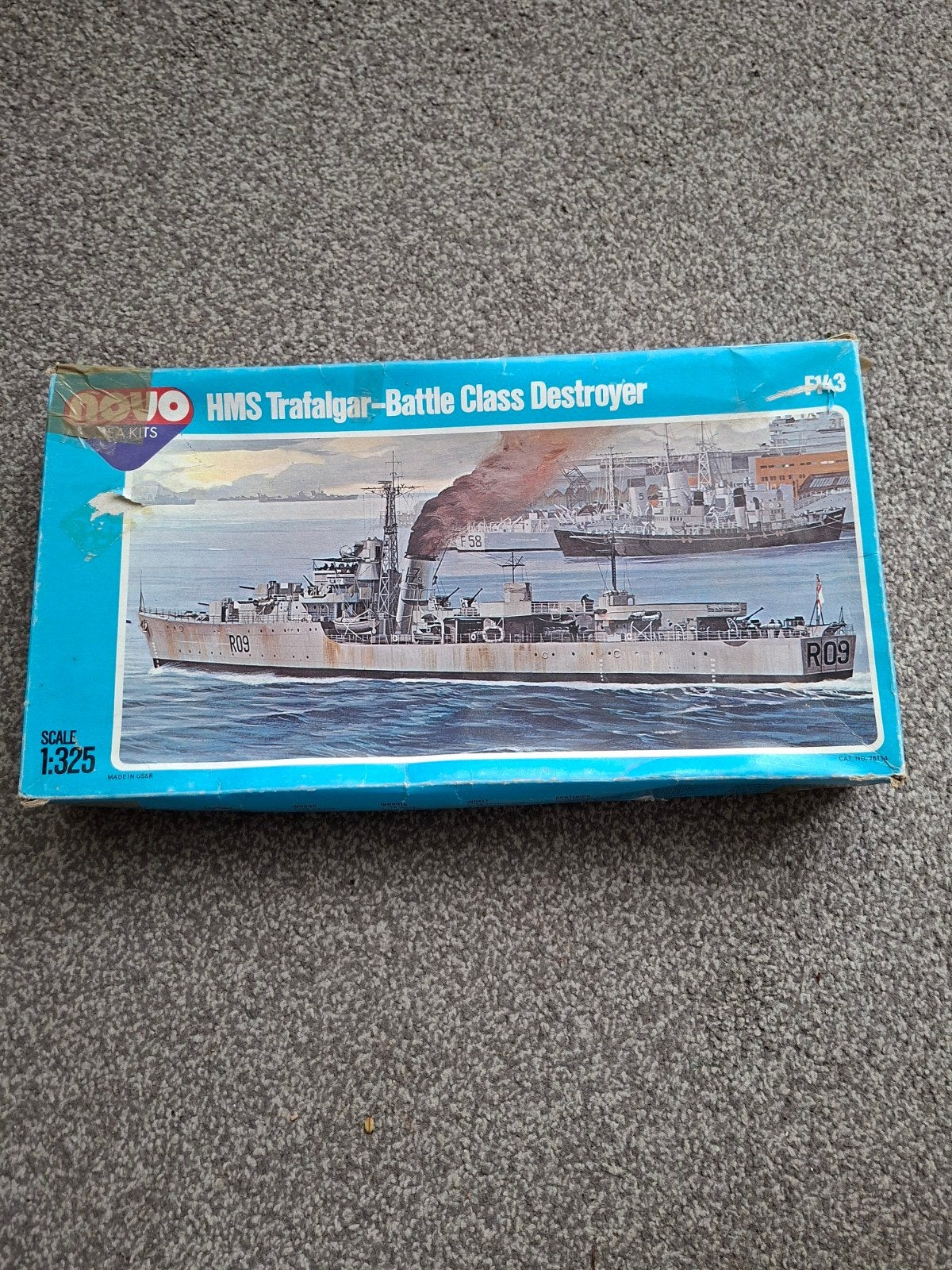 HMS Trafalgar-Battle Class Destroyer, Ophalen of Verzenden, 1:200 of kleiner, Overige merken