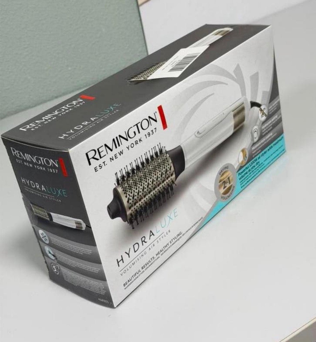 Remington Hydraluxe Ovale Föhnborstel 1200W AS8901 nieuw!, Nieuw, Ophalen of Verzenden, H, H