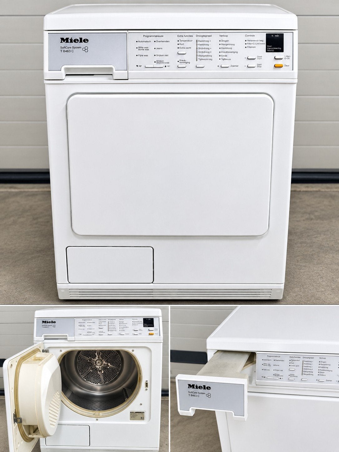 Miele T 8463 C Condensdroger – 3 Maanden Garantie – Bezorgen, 6 tot 8 kg, Ophalen of Verzenden, Zo goed als nieuw, 85 tot 90 cm