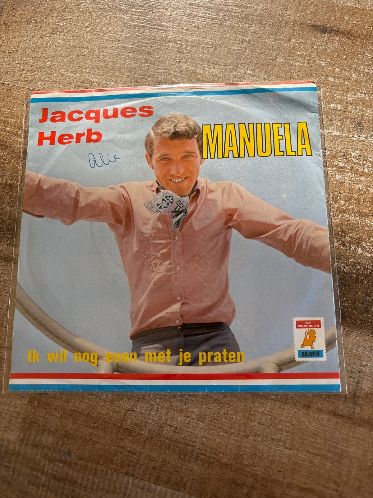 Jacques Herb - Manuela / Ik wil nog even met je praten, Cd's en Dvd's, Gebruikt, 7 inch, Ophalen of Verzenden, EP