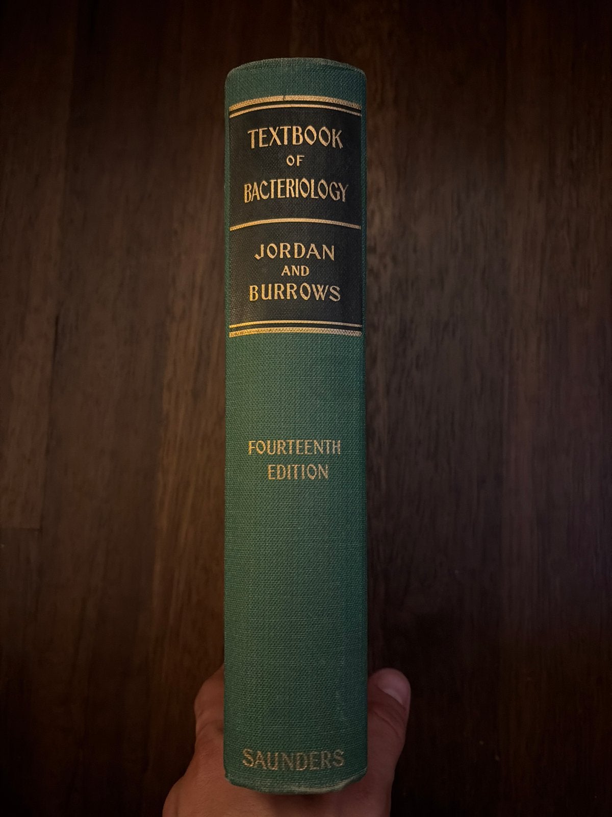 Textbook of Bacteriology - Jordan and Burrows (14e editie), Ophalen of Verzenden, Beta, Gelezen, WO