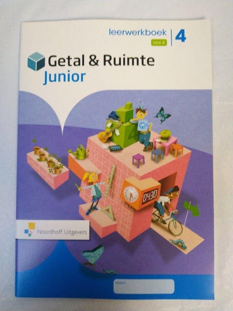 Getal en Ruimte Junior - Groep 4 - Leerwerkboek Blok 8, Ophalen of Verzenden, Nieuw, Overige niveaus, Overige vakken